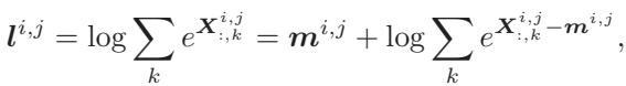 Tile-wise LSE with Max Subtraction.