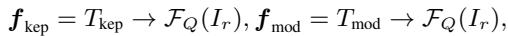 Equation 3: Extracting features using dual instructions.