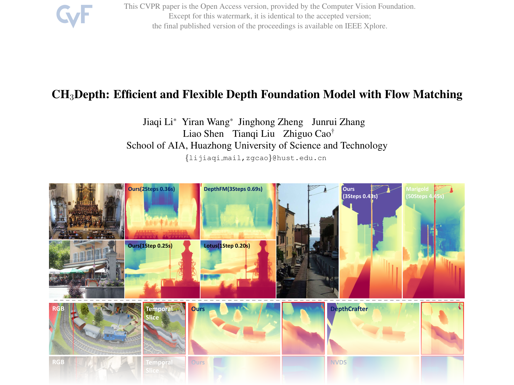 [CH3Depth: Efficient and Flexible Depth Foundation Model with Flow Matching 🔗](https://openaccess.thecvf.com/content/CVPR2025/papers/Li_CH3Depth_Efficient_and_Flexible_Depth_Foundation_Model_with_Flow_Matching_CVPR_2025_paper.pdf)