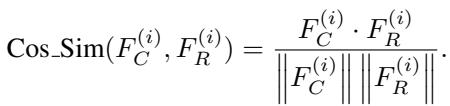 Equation 9: Cosine Similarity formula