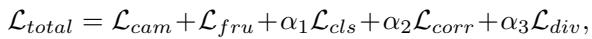 Equation for Total Loss.