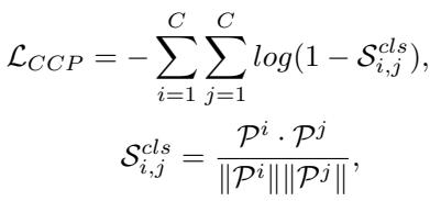 Equation for CCP Loss.