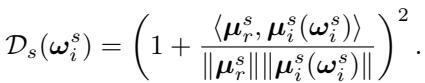 Equation 5: Semantic similarity metric.