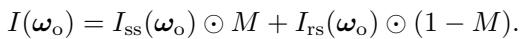 Equation 6: Blending the specular and rough surface renderings.
