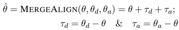Equation for MERGEALIGN