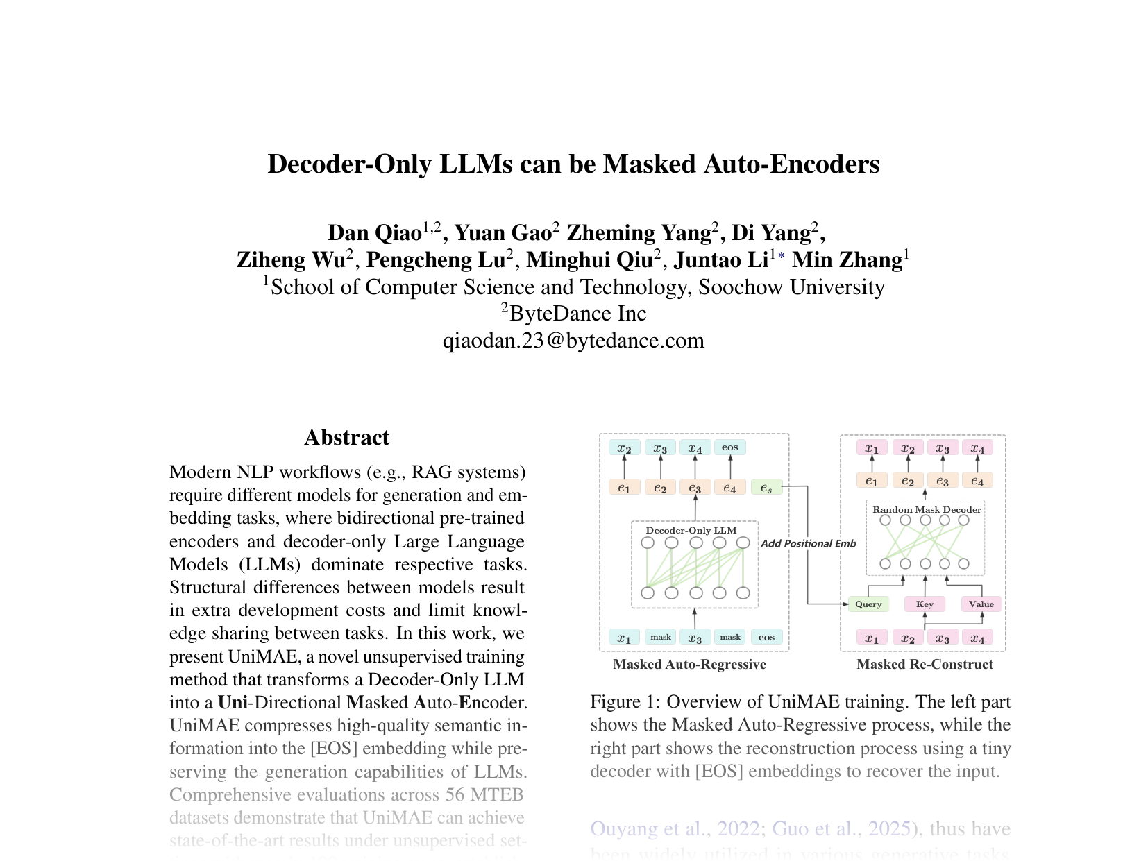 [Decoder-Only LLMs can be Masked Auto-Encoders 🔗](https://aclanthology.org/2025.acl-short.57.pdf)