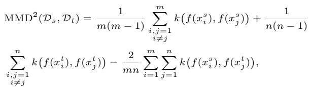 Equation: MMD Squared Calculation.
