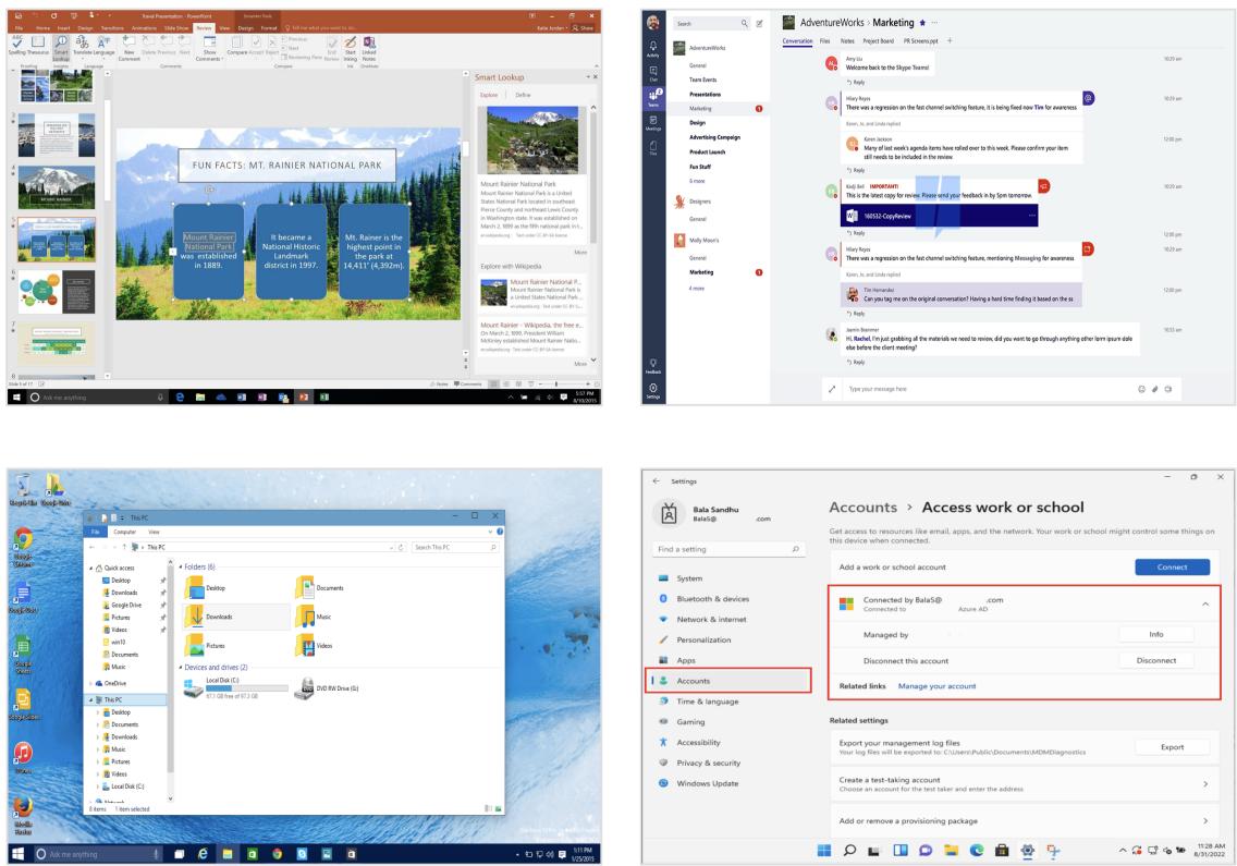 Figure 6: Examples of GUI grounding data generated during training set construction. Each box is annotated with the action-relevant region and its aligned instruction.