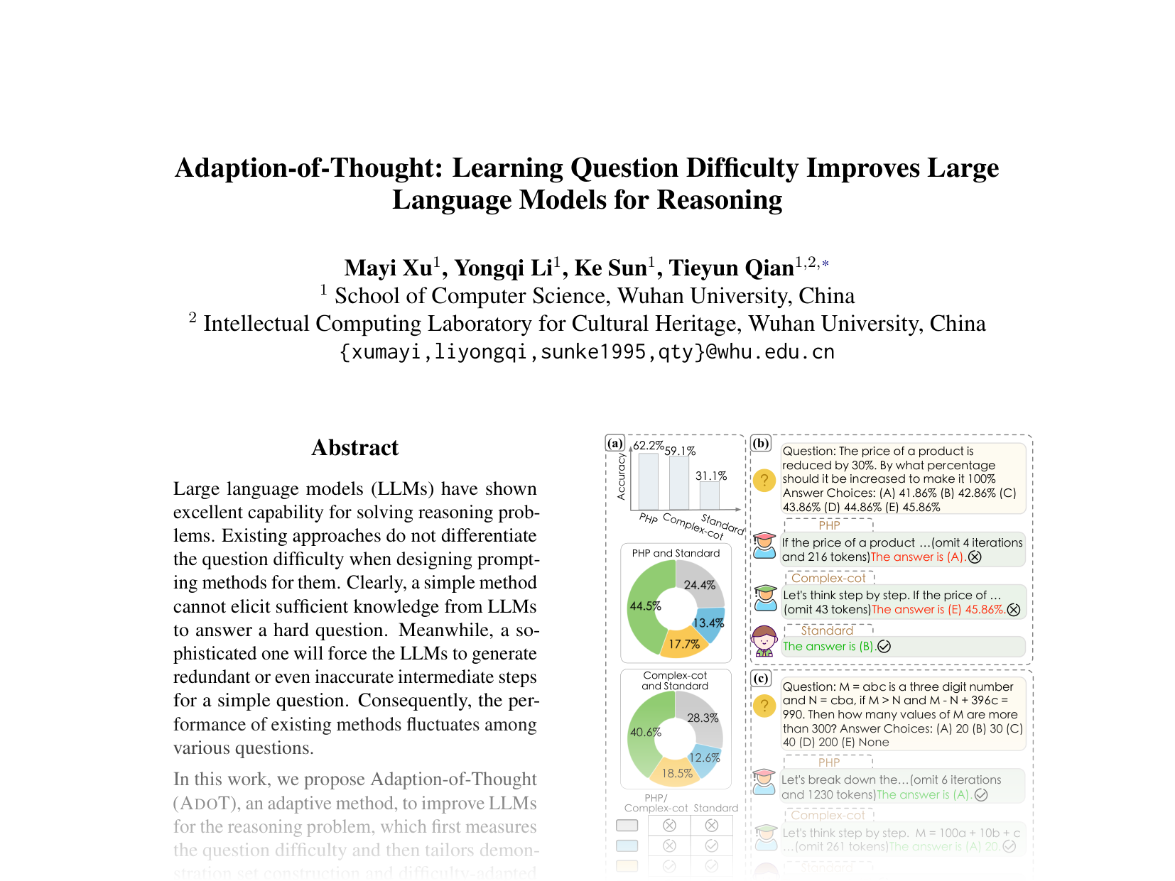 [Adaptation-of-Thought: Learning Question Difficulty Improves Large Language Models for Reasoning 🔗](https://aclanthology.org/2024.emnlp-main.313.pdf)