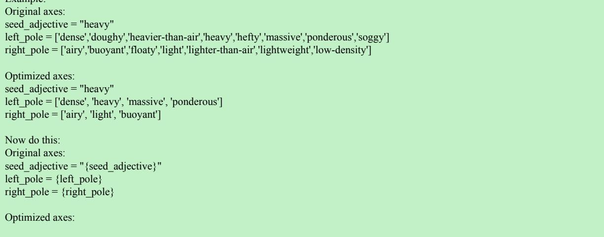 图 3: 用于修剪现有语义轴的提示词模板。
