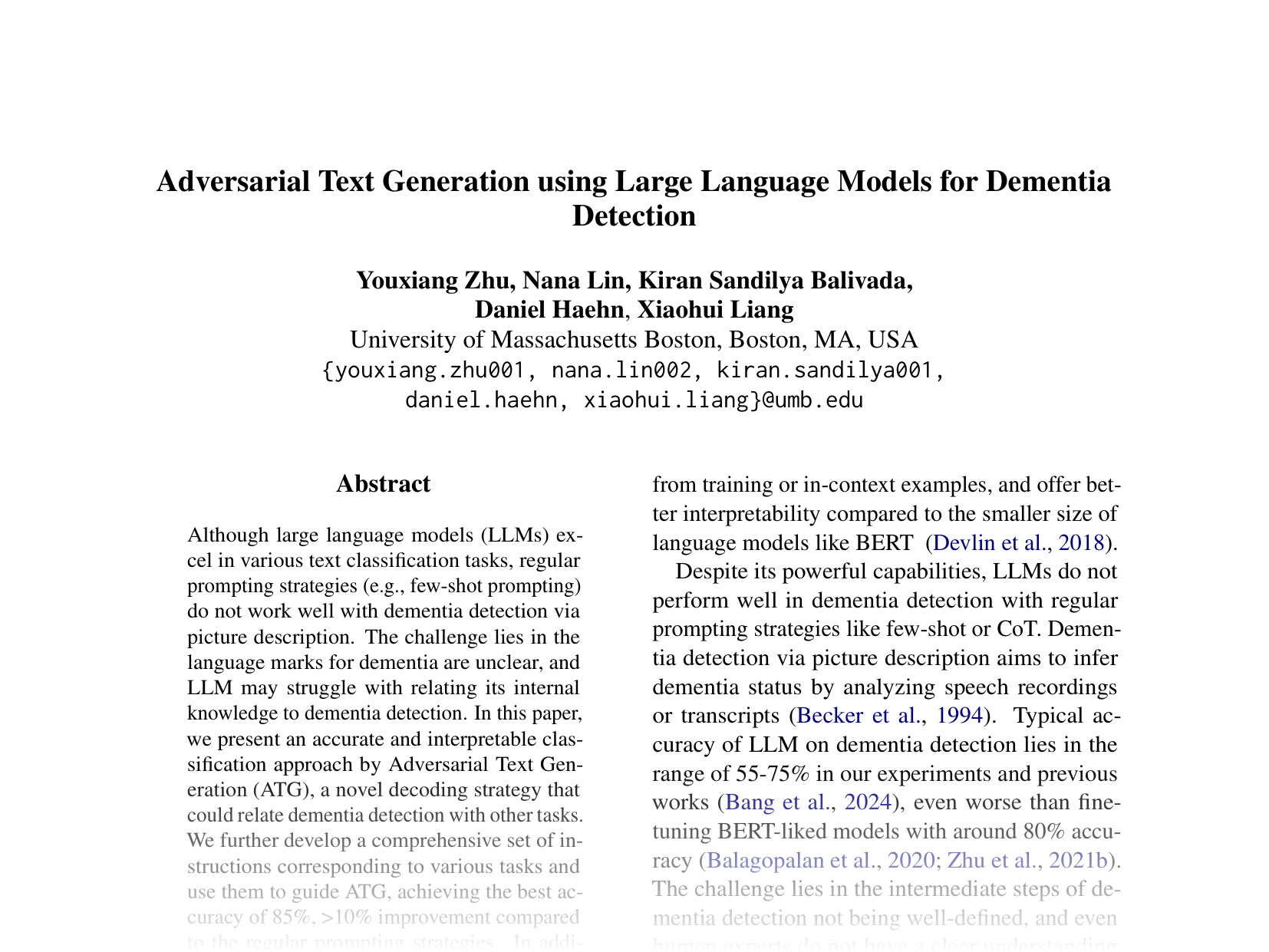 [Adversarial Text Generation using Large Language Models for Dementia Detection 🔗](https://aclanthology.org/2024.emnlp-main.1222.pdf)