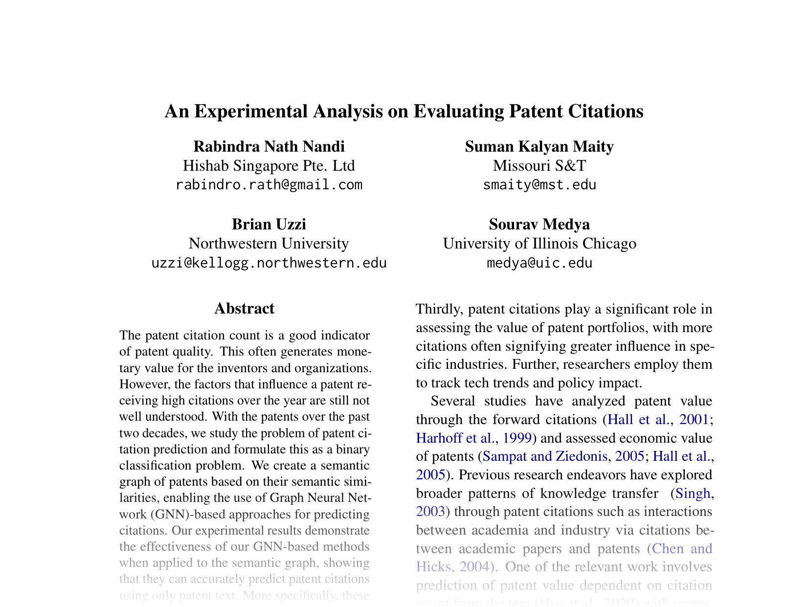 [An Experimental Analysis on Evaluating Patent Citations 🔗](https://aclanthology.org/2024.emnlp-main.23.pdf)