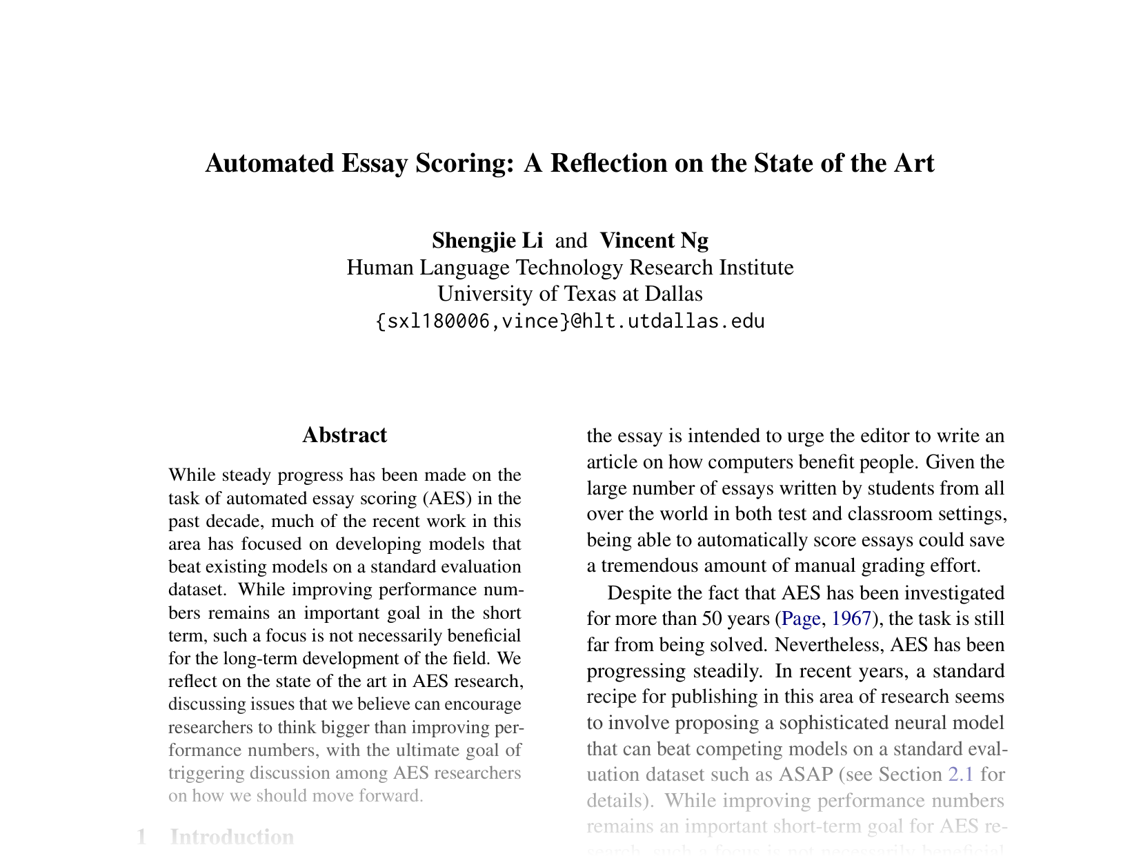 [Automated Essay Scoring: A Reflection on the State of the Art 🔗](https://aclanthology.org/2024.emnlp-main.991.pdf)