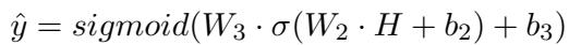 最终预测 y-hat 的公式