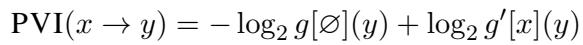 Equation for PVI
