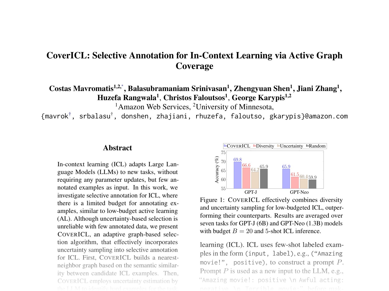 [CoverICL: Selective Annotation for In-Context Learning via Active Graph Coverage 🔗](https://aclanthology.org/2024.emnlp-main.1185.pdf)