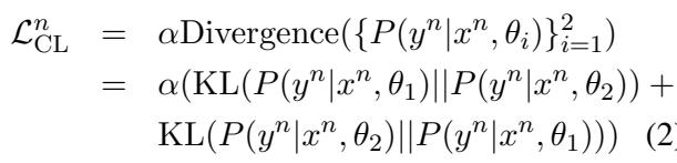 利用双向KL散度的R-Drop损失公式。