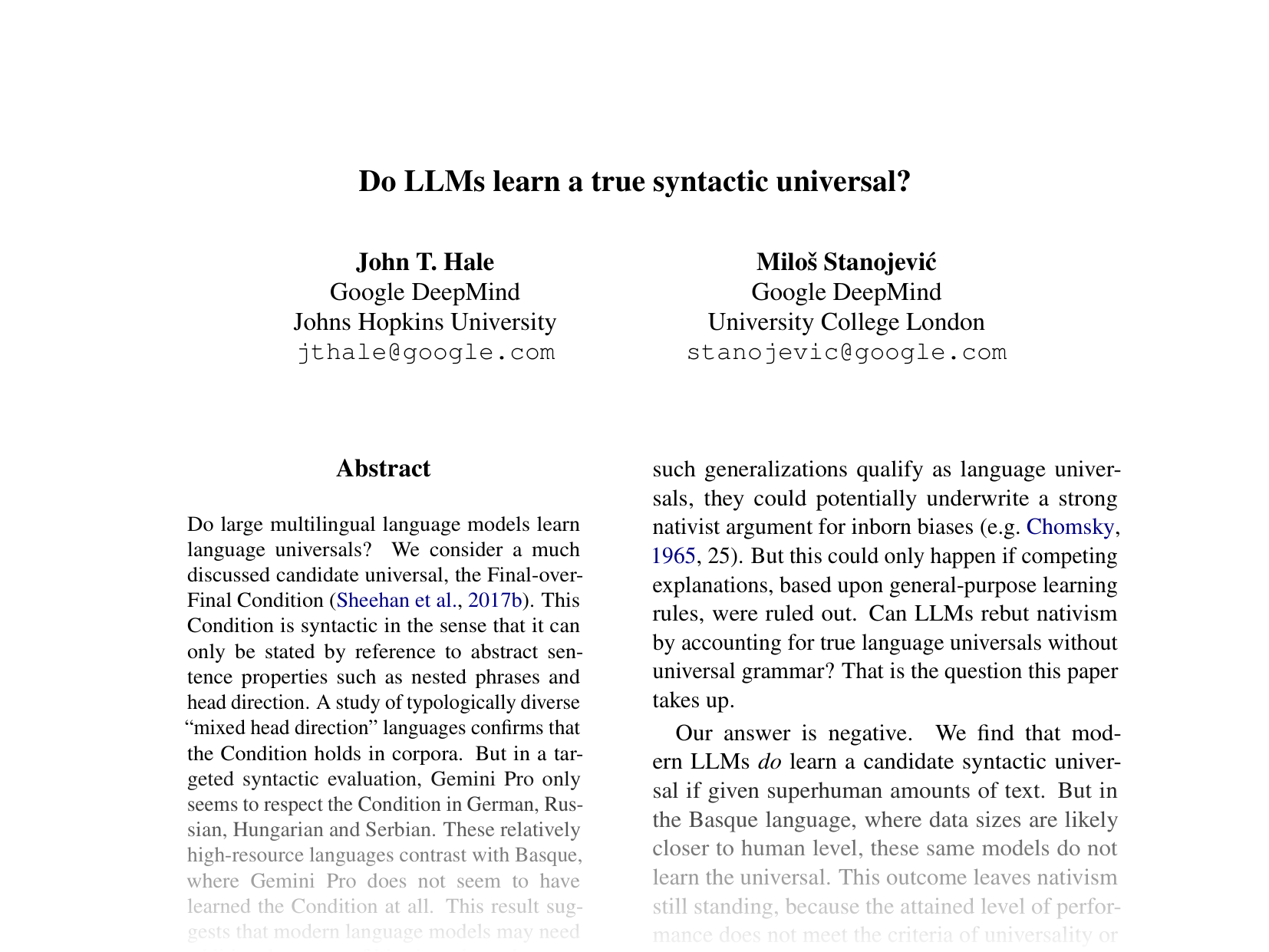 [Do LLMs learn a true syntactic universal? 🔗](https://aclanthology.org/2024.emnlp-main.950.pdf)