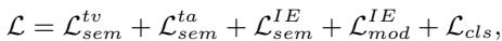 公式 16 展示了总损失函数。