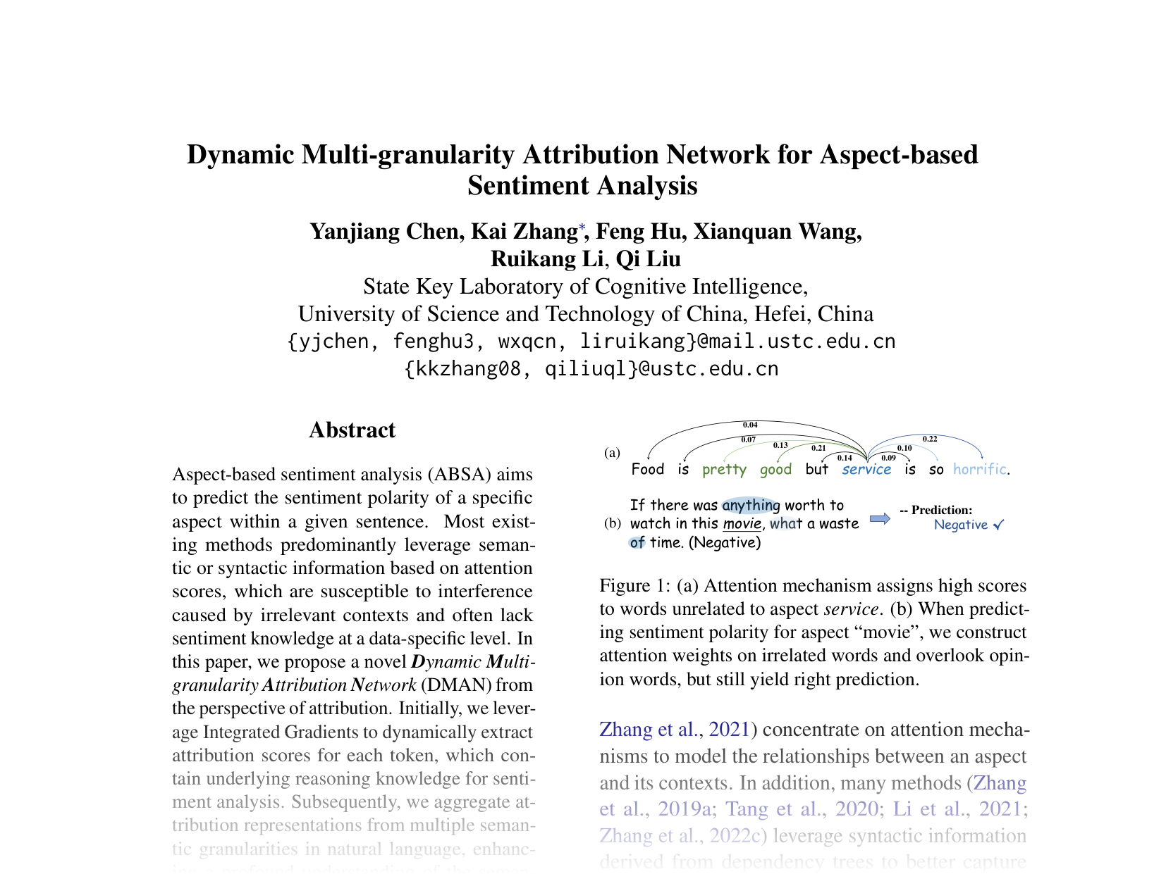 [Dynamica Multi-granularity Attribution Network for Aspect-based Sentiment Analysis 🔗](https://aclanthology.org/2024.emnlp-main.611.pdf)