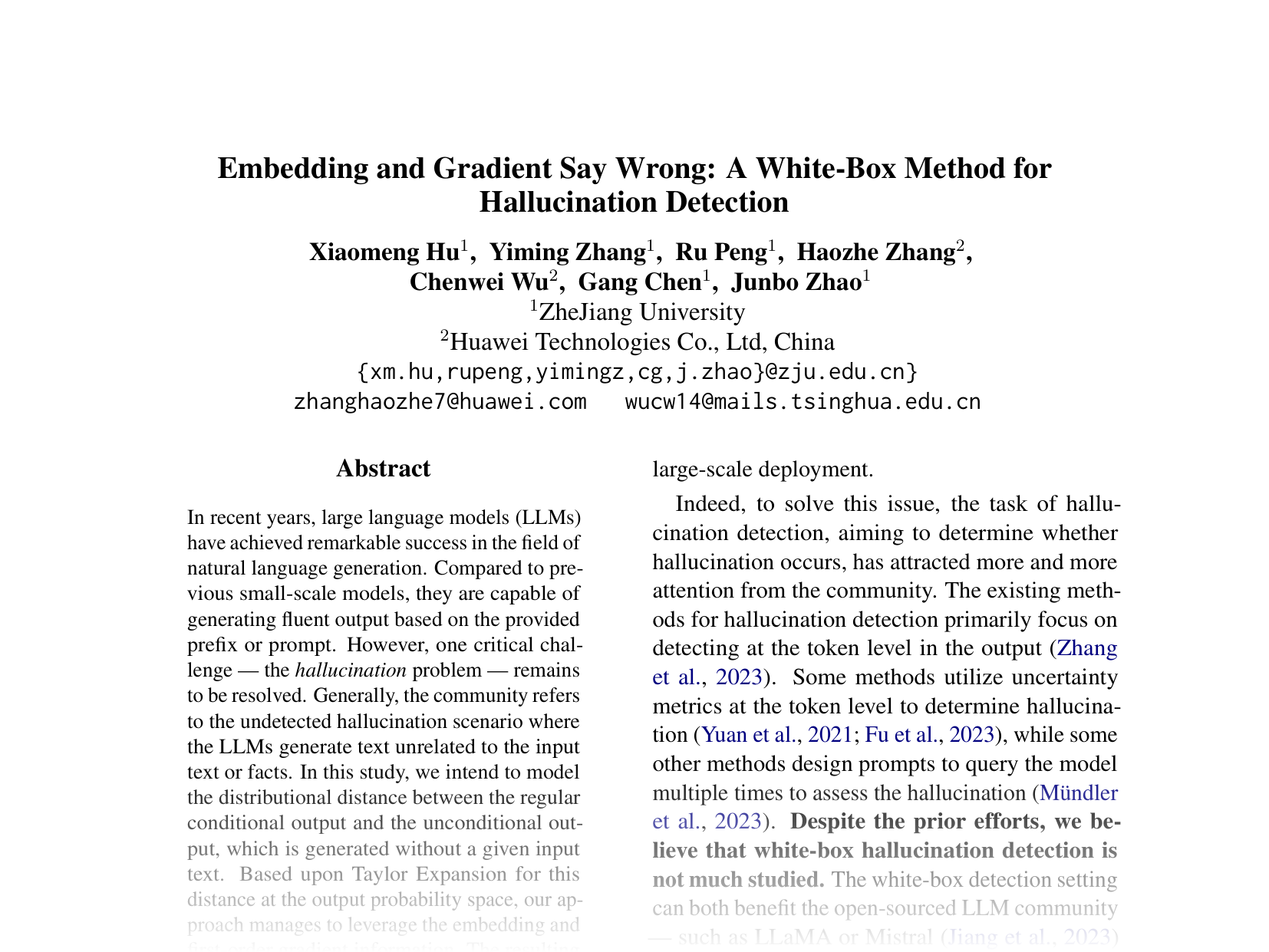 [Embedding and Gradient Say Wrong: A White-Box Method for Hallucination Detection 🔗](https://aclanthology.org/2024.emnlp-main.116.pdf)
