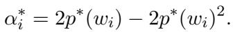 L2 度量的最优 alpha。