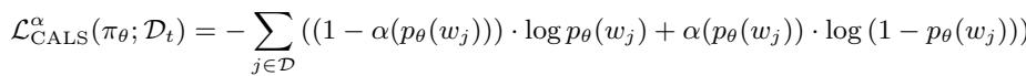 CALS 损失函数的定义。