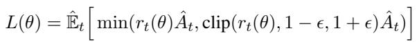 Equation 3: PPO Objective Function