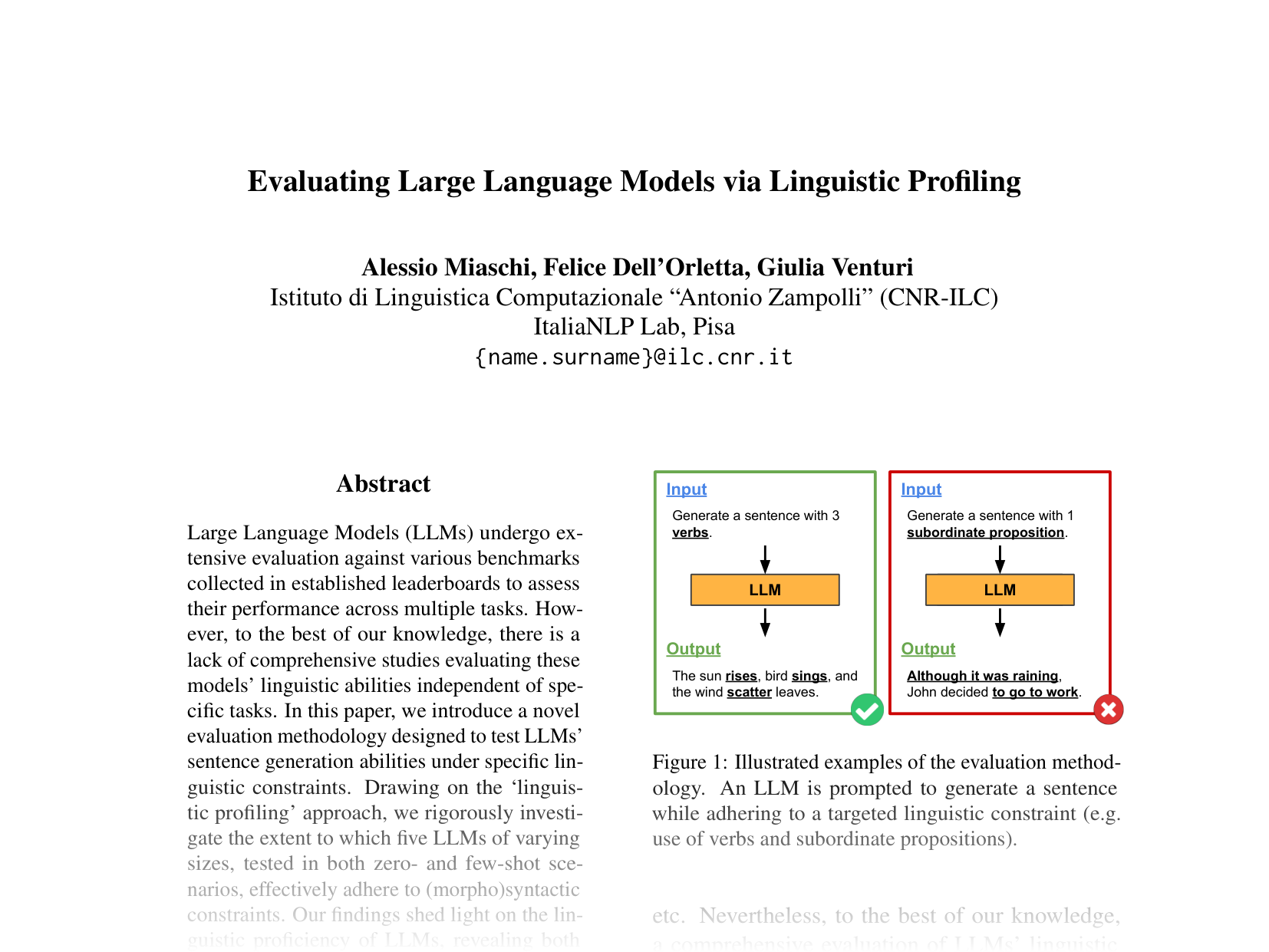 [Evaluating Large Language Models via Linguistic Profiling 🔗](https://aclanthology.org/2024.emnlp-main.166.pdf)