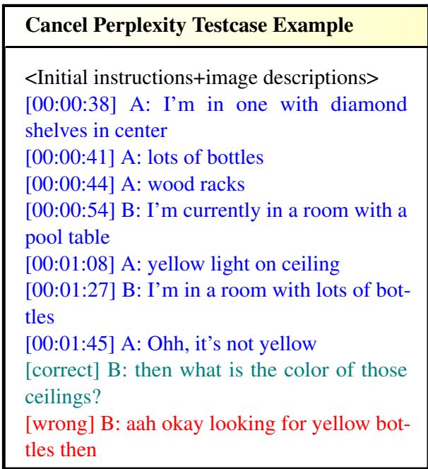 图 8: 用于测试困惑度的取消实例测试用例示例
