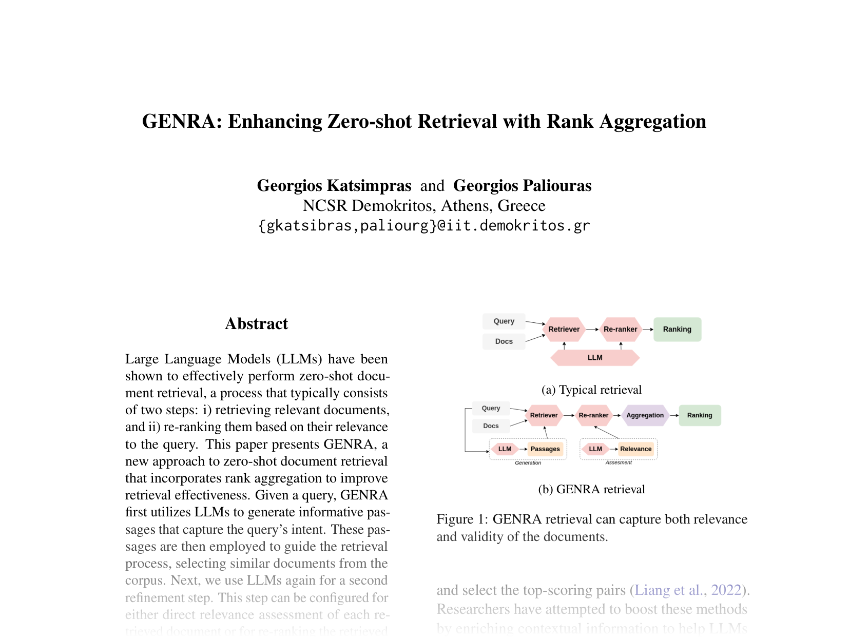 [GENRA: Enhancing Zero-shot Retrieval with Rank Aggregation 🔗](https://aclanthology.org/2024.emnlp-main.431.pdf)