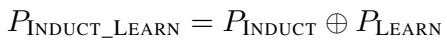 结合 INDUCT 和 LEARN 提示的方程