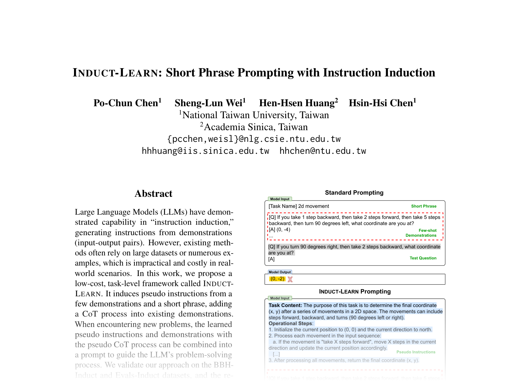 [INDUCT-LEARN: Short Phrase Prompting with Instruction Induction 🔗](https://aclanthology.org/2024.emnlp-main.297.pdf)