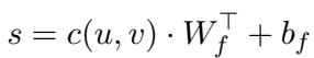 Equation for the learnable fusion layer.