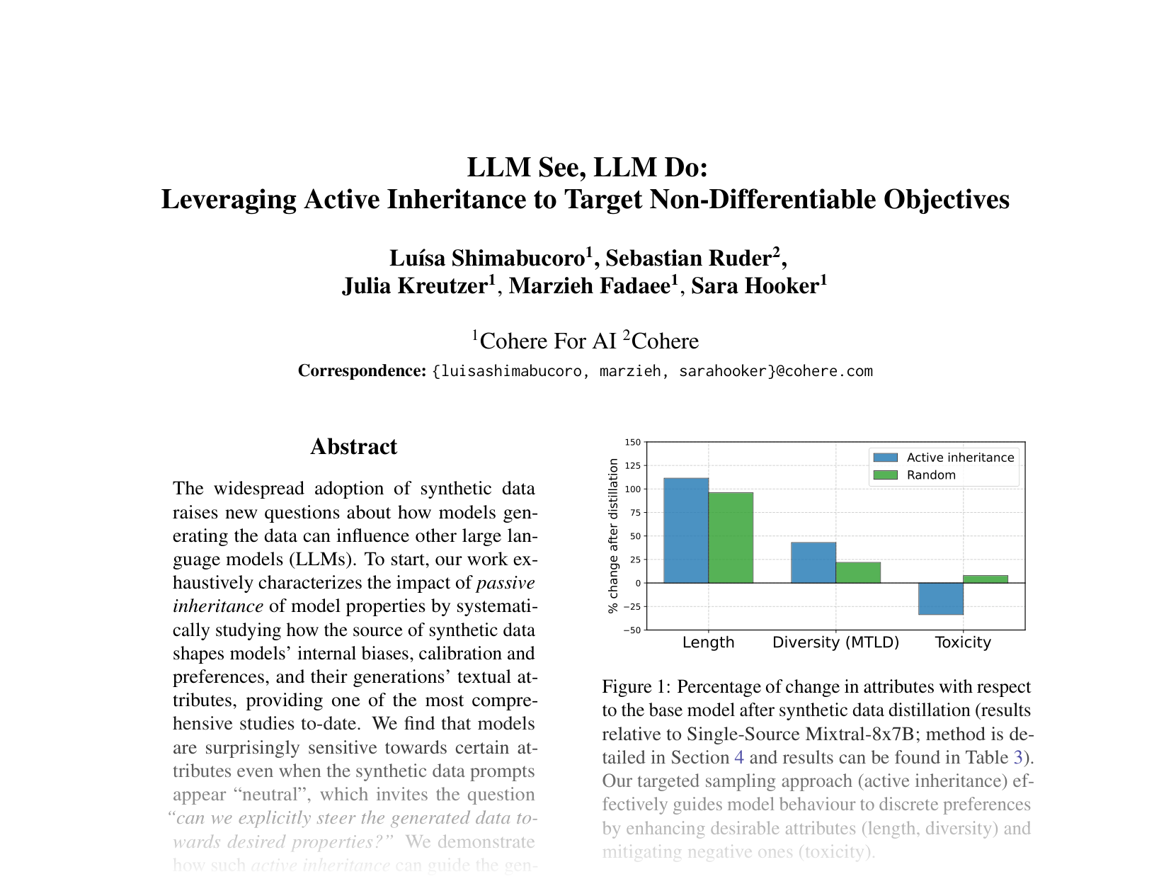 [LLM See, LLM Do: Leveraging Active Inheritance to Target Non-Differentiable Objectives 🔗](https://aclanthology.org/2024.emnlp-main.521.pdf)