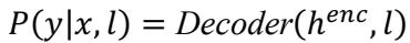 Equation for Decoder probability