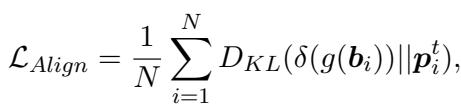 对齐损失方程