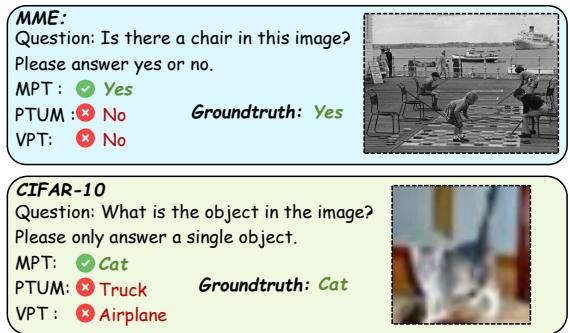 MME 和 CIFAR-10 上的获胜案例比较。