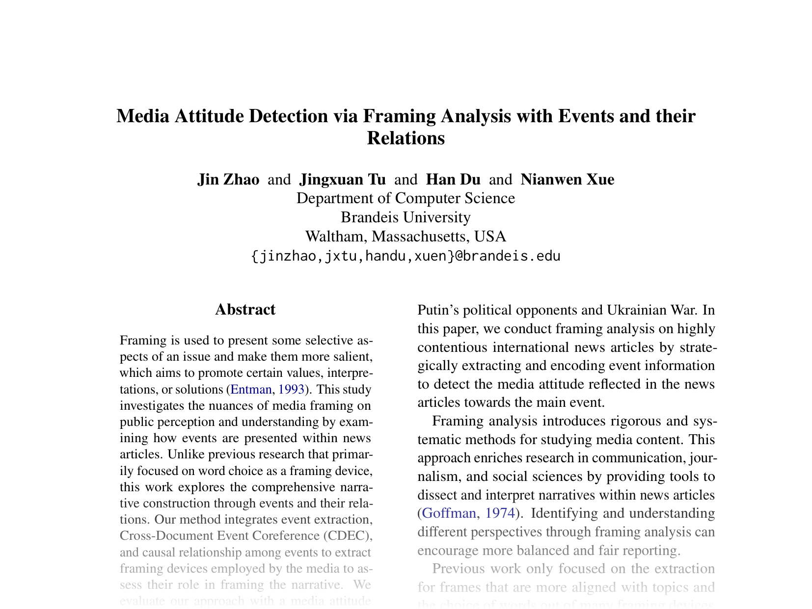 [Media Attitude Detection via Framing Analysis with Events and their Relations 🔗](https://aclanthology.org/2024.emnlp-main.954.pdf)
