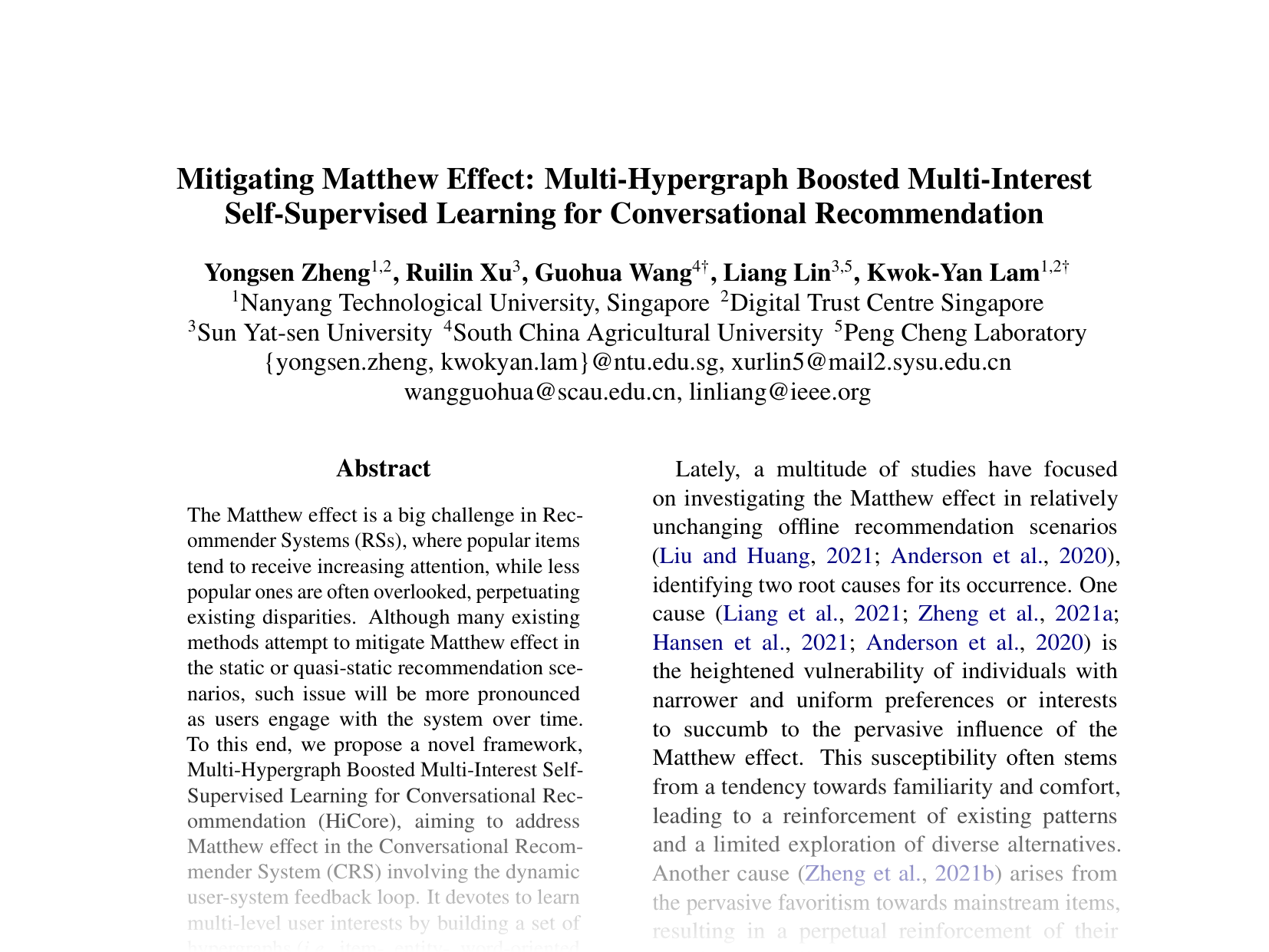 [Mitigating Matthew Effect: Multi-Hypergraph Boosted Multi-Interest Self-Supervised Learning for Conversational Recommendation 🔗](https://aclanthology.org/2024.emnlp-main.86.pdf)
