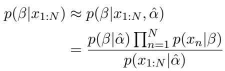 公式: 给定重复模式下 beta 的近似值