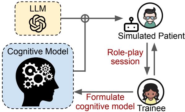 Figure 1: Illustration of our patient simulation idea.