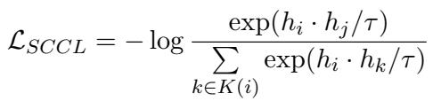 Equation 3: SSCL Loss