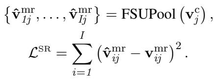Equation for Set Reconstruction Loss