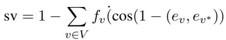 Equation for Semantic Variation