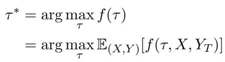 Equation 4: Maximizing the expected score for the trigger.