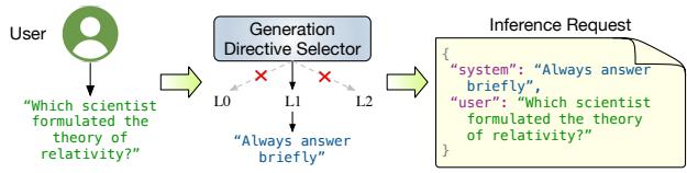 Illustration of injecting system prompts.