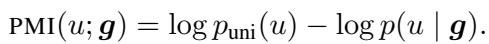 PMI Equation.