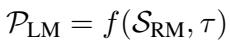 Equation describing Language Model performance.