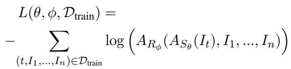 The Loss function equation used to train the agents.